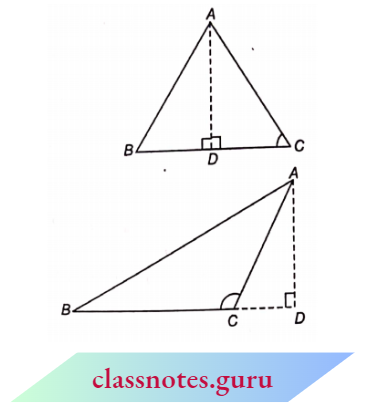 Triangle The Postulates Of The Acute And Obtuse Triangle
