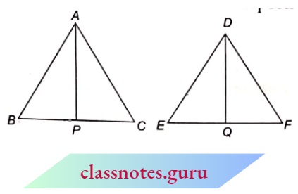 Triangle The Ratio Of The Areas Of Two Similar Triangles Is Equal To The Square Of The Ratio