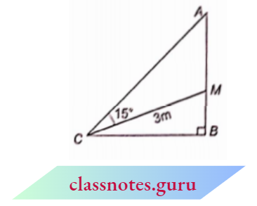 Trigonometry In Adjoining A Right Angled Triangle ABC