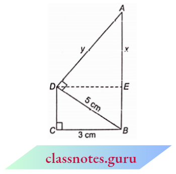 Trigonometry In Right Triangle ADB By Pythagoras Theorem
