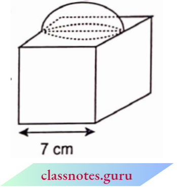 Volume And Surface Area Of Solids A Cubical Block