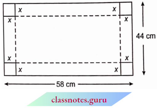 Volume And Surface Area Of Solids A Rectangular Sheet