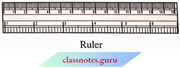 NCERT Notes For Class 6 Chapter 5 Understanding Elementary Shapes Ruler