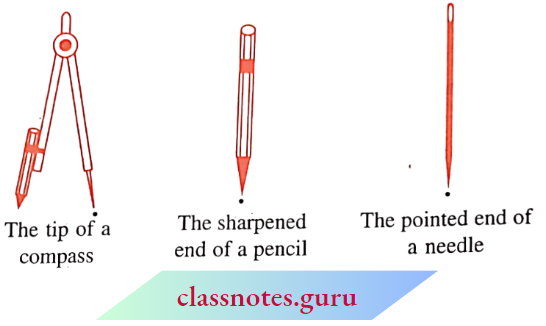 NCERT Notes For Class 6 Maths Chapter 4 Basic Geometrical Numbers Models Of A Point