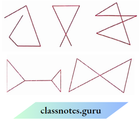 NCERT Solutions For Class 8 Maths Chapter 3 Understanding Quadrilaterals Curves Are Non Examples For A Polygons