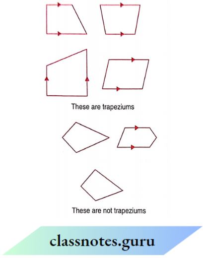 NCERT Solutions For Class 8 Maths Chapter 3 Understanding Quadrilaterals These Are Trapeziums AndThese Are Not Trapeziums