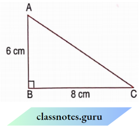 NCERT Solutions For Class 8 Maths Chapter 5 Squares And Square Roots Right AngleTriangle.