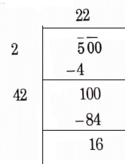 NCERT Solutions For Class 8 Maths Chapter 5 Squares And Square Roots Square Root Of 500 Division Method
