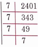 NCERT Solutions For Class 8 Maths Chapter 5 Squares And Square Roots The Prime Factorisation Is 2401