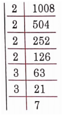 NCERT Solutions For Class 8 Maths Chapter 5 Squares And Square Roots The Prime Factors 1008