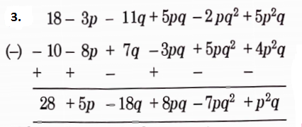 NCERT Solutions For Class 8 Maths Chapter 8 Algebraic Expressions And Identities Addition And Subtraction Of Algebraices Expression