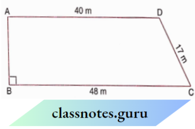 NCERT Solutions For Class 8 Maths Chapter 9 Mensuration Fence Of A Trapezium