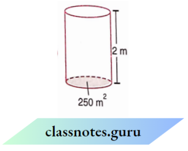 NCERT Solutions For Class 8 Maths Chapter 9 Mensuration cylinder
