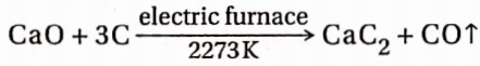 CBSE Class 11 Chemistry Notes For Chapter 10 S Block Elements Reaction With Carbon Of Calcium Carbide