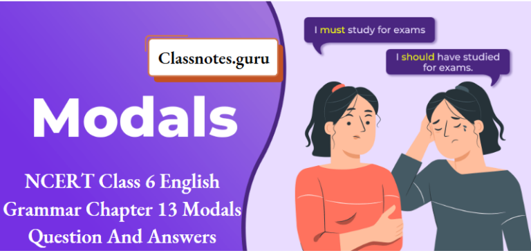 Modals Exercise for Class 6 With Answers NCERT – English Grammar ...
