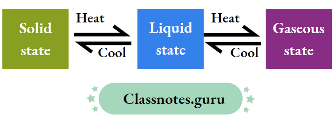 NCERT Class 8 Chemistry Chapter 1 Matter Interconversion of states